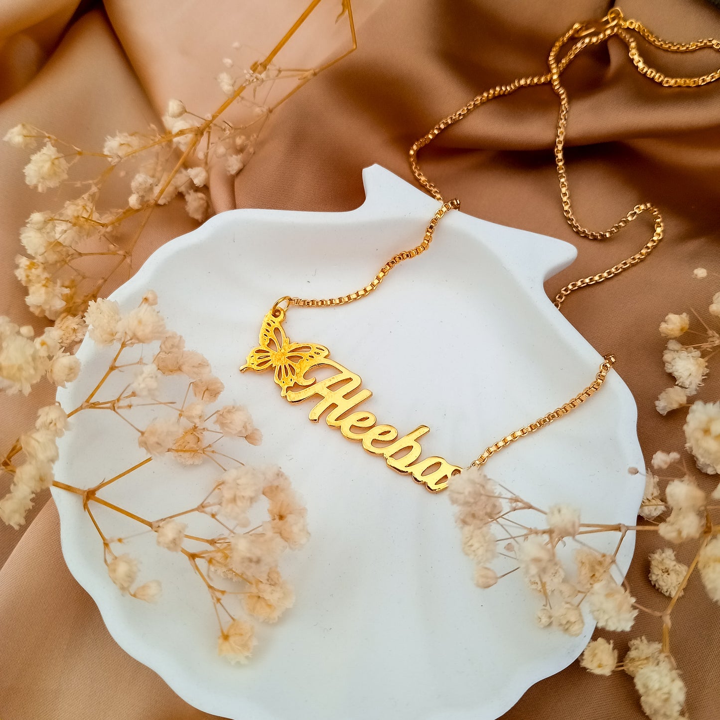 First Butterfly Name Necklace